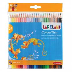Farveblyanter Derwent Lakeland Colour Thin, 24stk. 700269 (Udsalg)