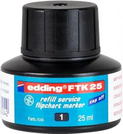 Edding FTK25-1 sort refill blk til flipchart markers