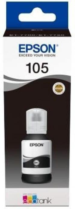 Blk105 EcoTank sort flaske pigm. C13T00Q140, original Epson