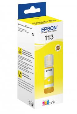113 EcoTank Pigment gul blk flaske, Epson C13T06B440