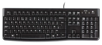 K120 Keyboard, sort (Nordic), Logitech 920-002822 (Udsalg kun 1stk)
