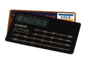 Casio SL-760LB lommeregner i kreditkort format