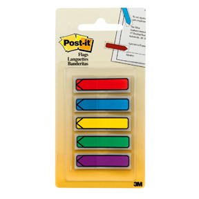 Post-it Indexfaner 11,9x43,1 "pil" (5), 3M 7000038078, 6 pakker
