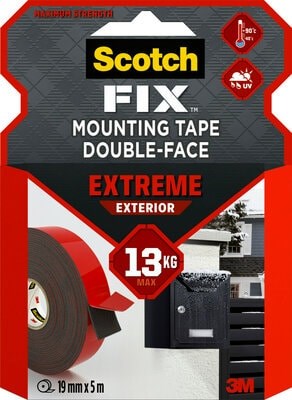 Scotch-Fix Extreme mont. tape 19mm x 5m ude, 3M 7100272807, 12 pakker