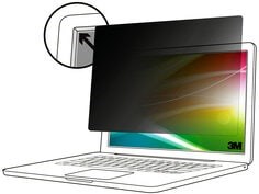 Bright Screen Privacy Filter for 14'' Laptop, 16:9, 3M BP140W9B
