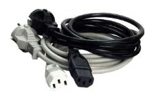 MicroConnect PE020418 Strøm kabel 1.8m Sort IEC320