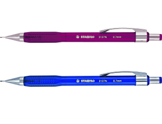 Stabilo 3137N12 Stiftblyant 0,7mm to farver (12stk)
