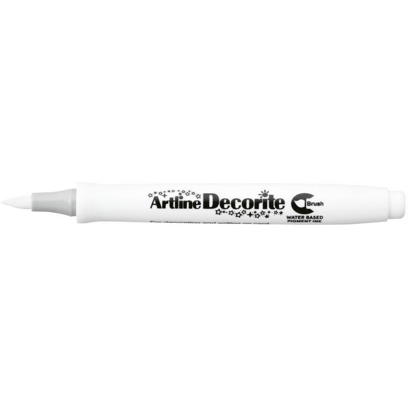Decorite Brush hvid, Artline EDF-F white, 12stk