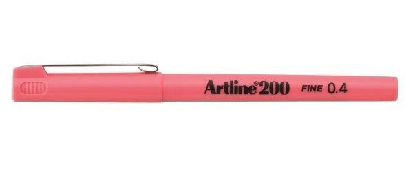 Fineliner 200 Fine 0.4 magenta, Artline EK-200 magenta, 12stk