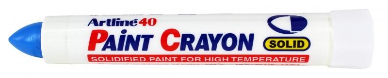 Paint Crayon High temp 40 bl, Artline EK-40 blue, 12stk