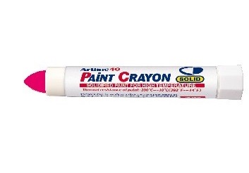 Paint Crayon High temp 40 rd, Artline EK-40 red, 12stk
