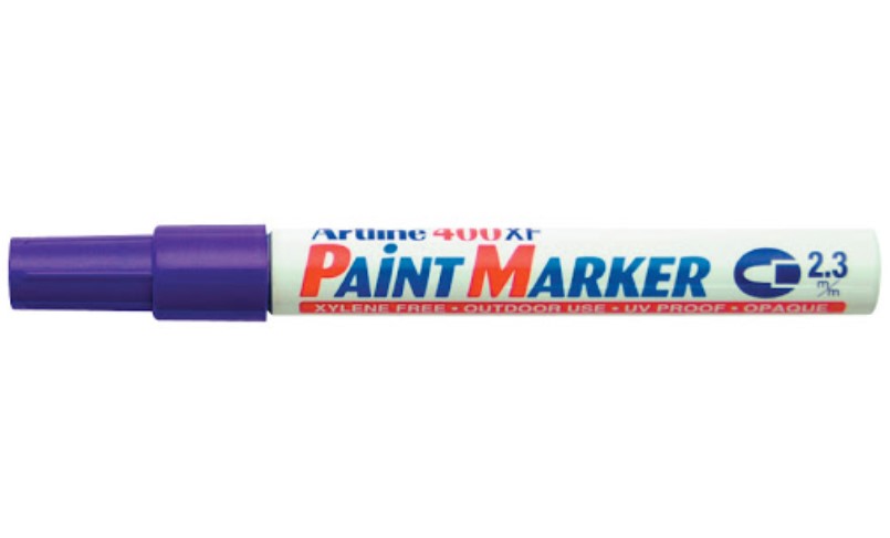 Marker 400XF Paint lilla, Artline EK-400XF purple, 12stk