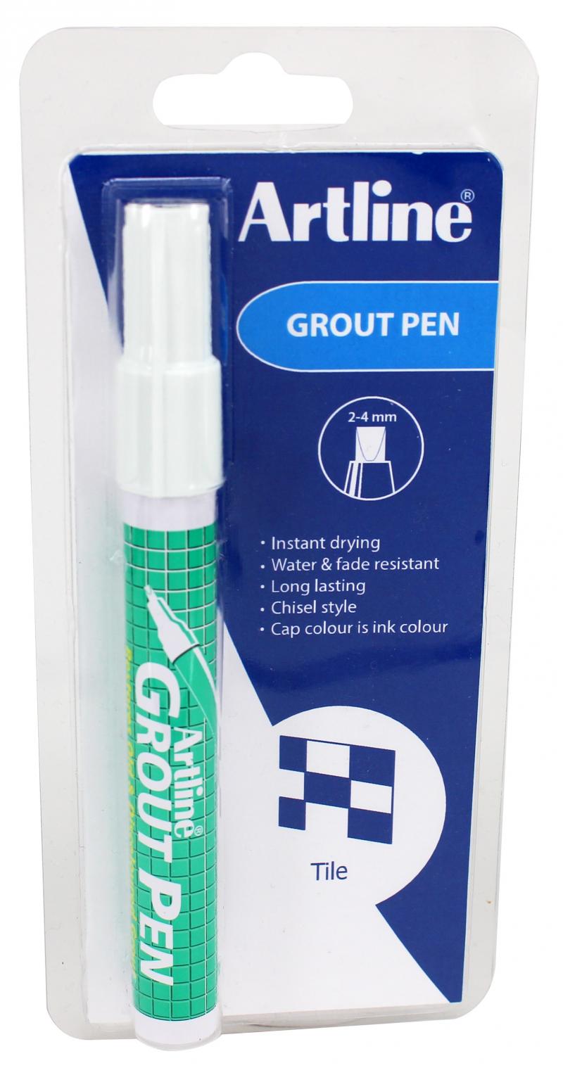 Marker 419 Grout Pen 1-Blister, Artline EK-419/C1 Hvid