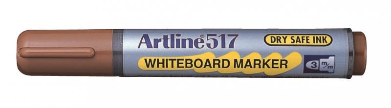 whiteboard Marker 517 brun, Artline EK-517 brown, 12stk
