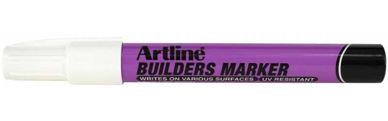 Builders marker hvid, Artline EKPR-BDM-white, 12stk