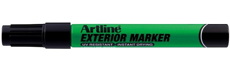 Exterior marker sort, Artline EKPR-EXM-black, 12stk