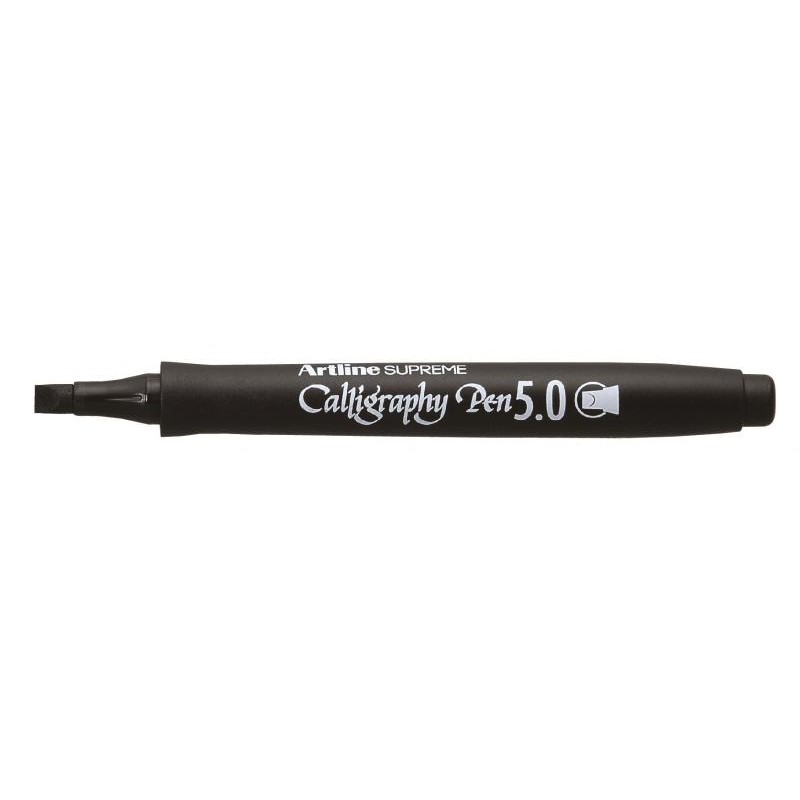 Supreme Calligraphy Pen 5 sort, Artline EPF-245 black, 12stk