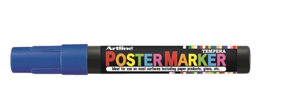 Poster Marker EPP-4 2.0 bl, Artline EPP-4 blue, 12stk