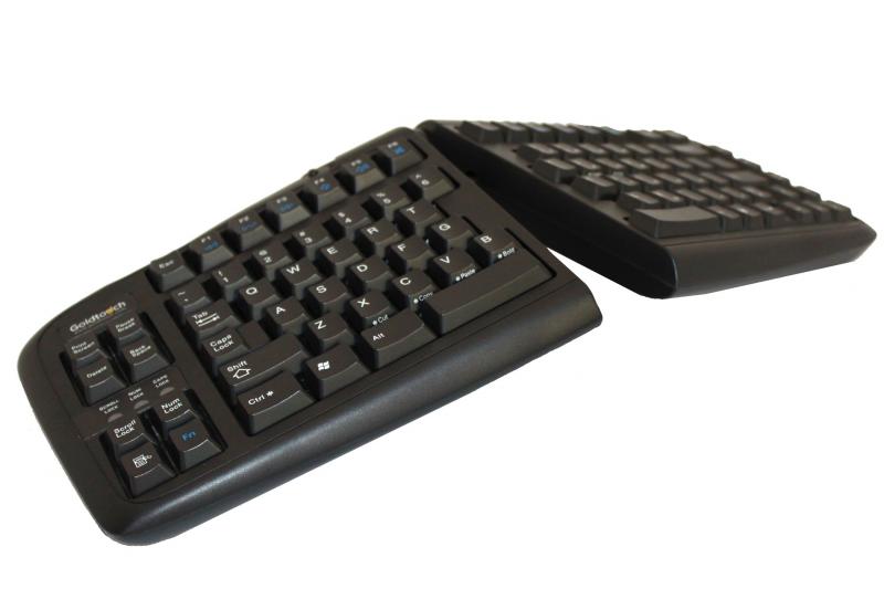 Goldtouch keyboard, adjustable, DK, BakkerElkhuizen BNEGTBDK
