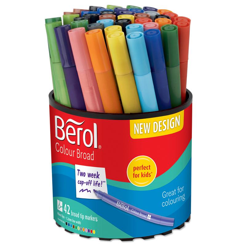 Colorbroad, assorted farver, Tub-42, BEROL 2057597
