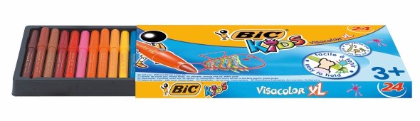 Fiberpen Kids Visacolor XL 24/etui, BIC 829005