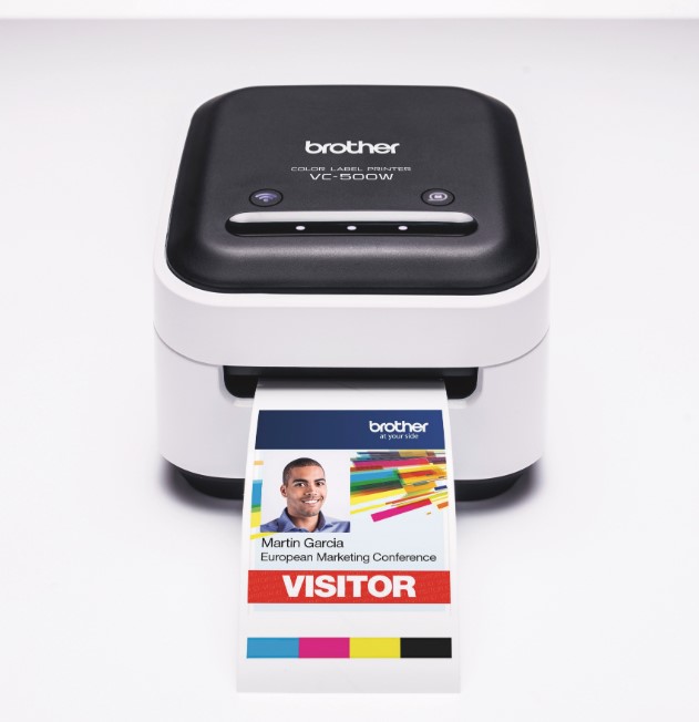 Farve Labelprinter Brother VC-500W, USB og Wi-Fi