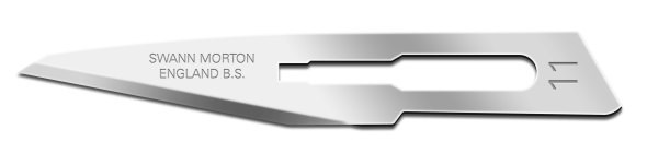 Knivklinger Swann-Morton Nr.11 5stk, Bngers 62170-6