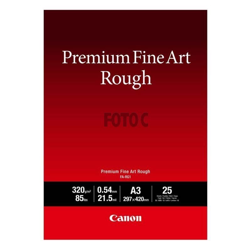 A3 Premium FineArt Rough 25ark, Canon 4562C003