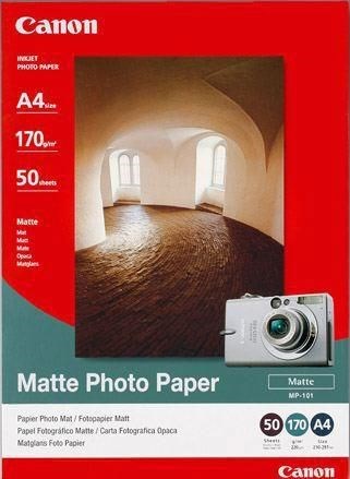 A4 Canon MP-101 mat foto inkjet papir 50ark (170g)