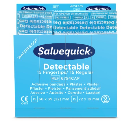 Salvequick Fingerspidsplaster bl refill, Cederroth 51030126, 6stk