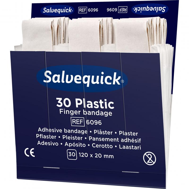 Salvequick Plaster plast ekstra lange refill, Cederroth 6096, 6stk