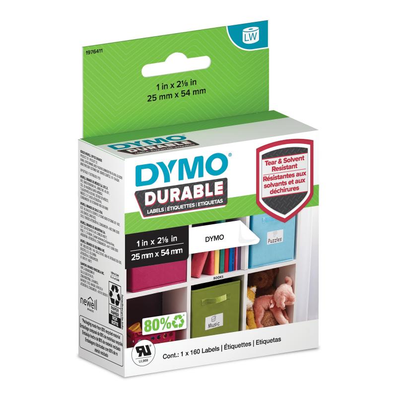 LW Durable 25mm x 54mm sm multi-purpose 160 labels, DYMO 2112283