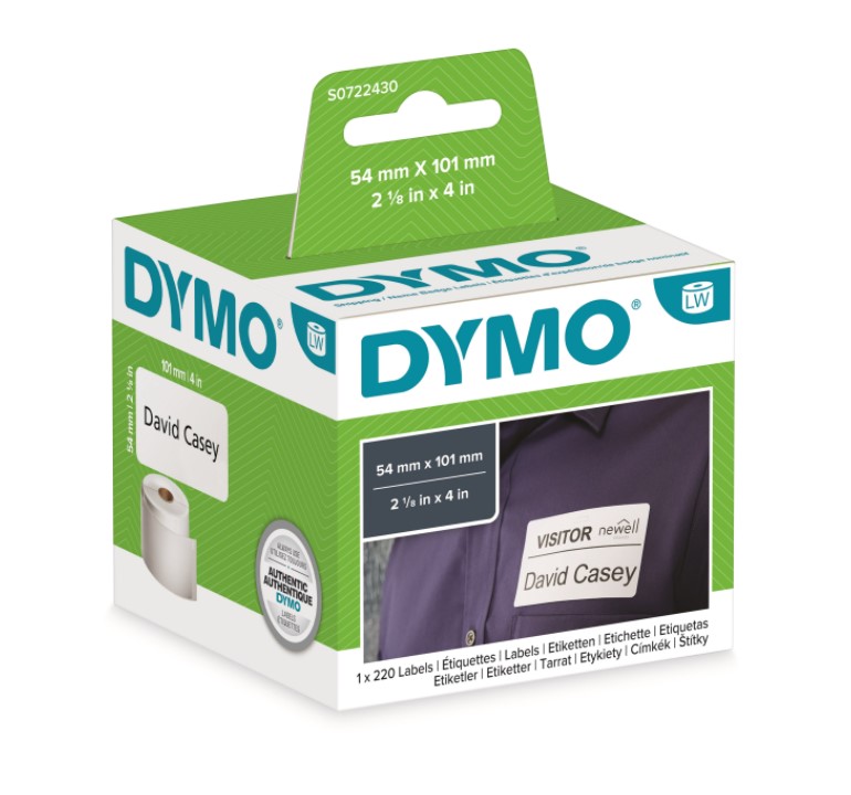 DYMO ship etiket 54x101mm, 220 labels, S0722430