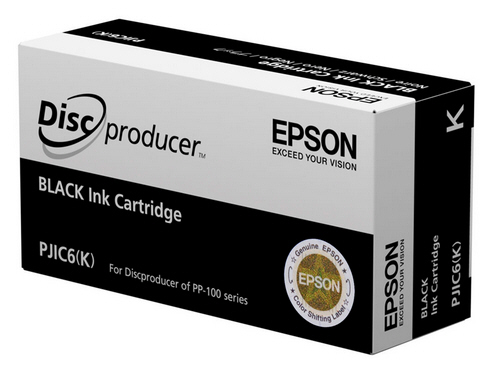 Blkpatron PJI-C6 BK / C13S020452 sort, original Epson