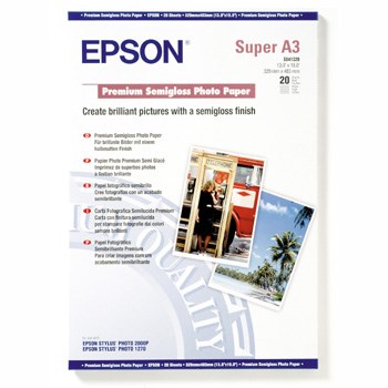 A3+ pr. semigloss photo Paper, Epson C13S041328