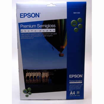 A4 prem. semigloss photo paper, Epson C13S041332
