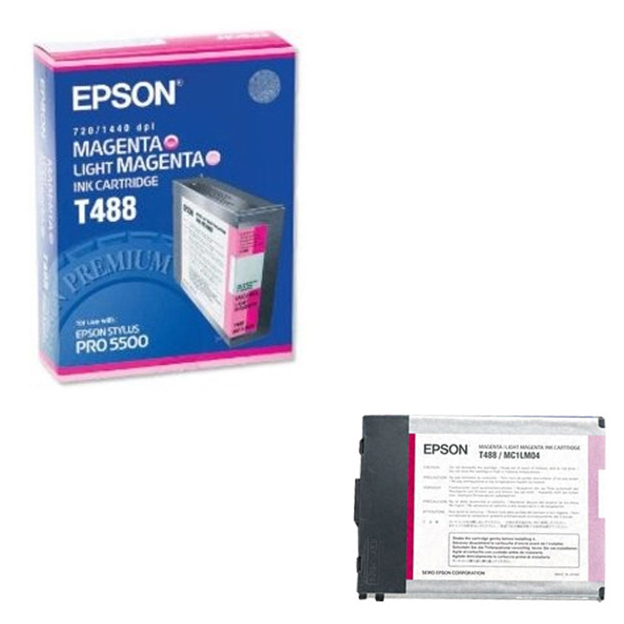 T48 - Mag/lys Mag blkpatron, Epson C13T488011