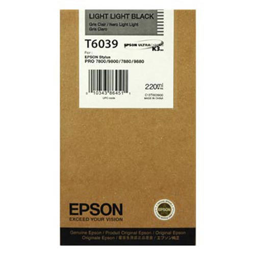 Blkpatron C13T603900 Lys lys sort Original Epson
