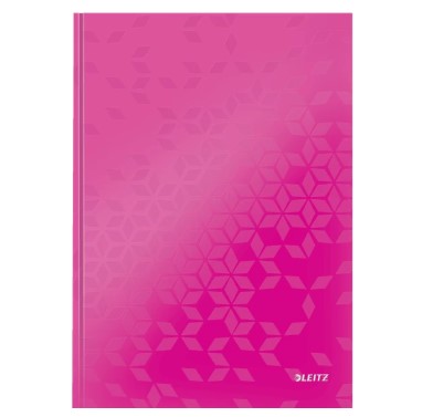Notesblok Leitz WOW A4 lin.90g/80ark pink, 6 stk. Leitz 46251023