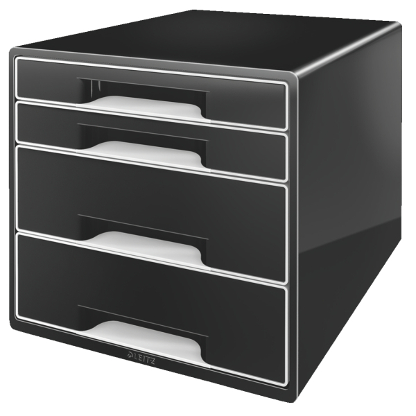 Skuffekabinet Desk Cube Leitz 4-skuffer Sort, 52521095