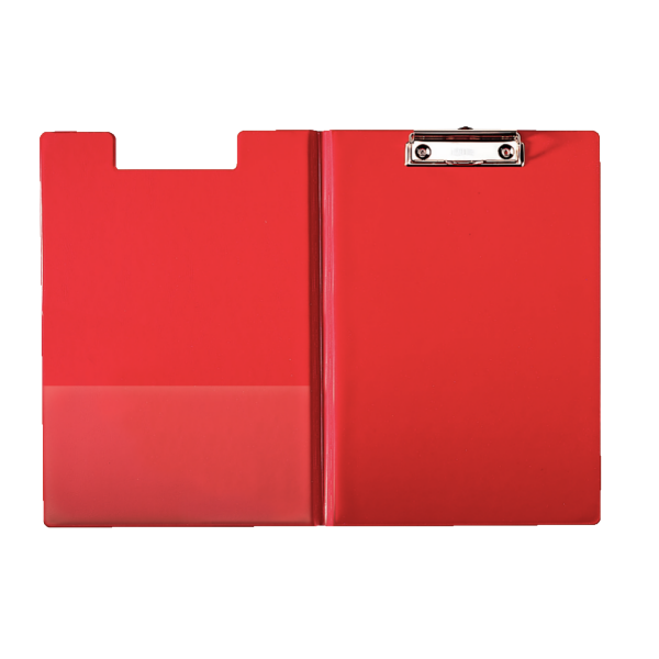 Clipboard Esselte A4 med forside rød , 10 stk., varenr. 56043
