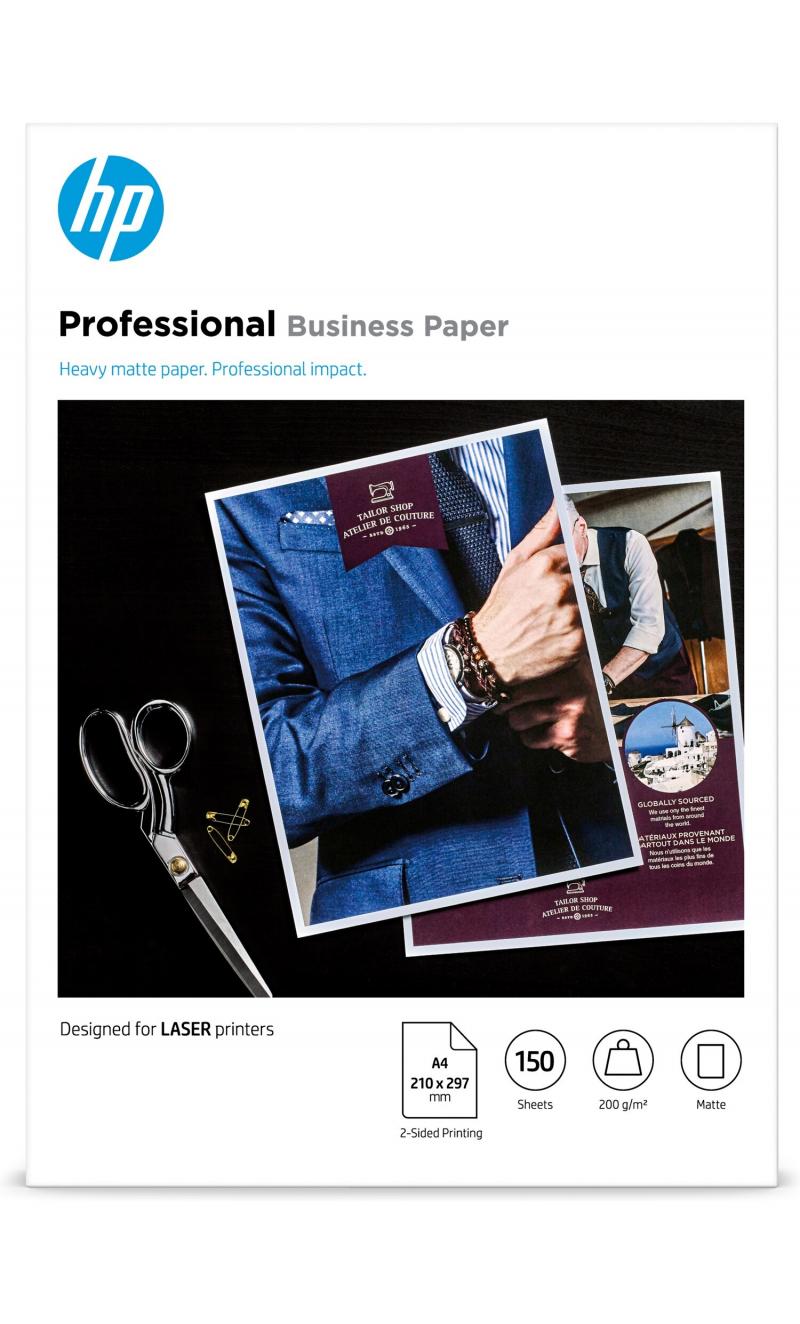 A4 Laser Professional Business matte paper 200g(150), HP 7MV80A