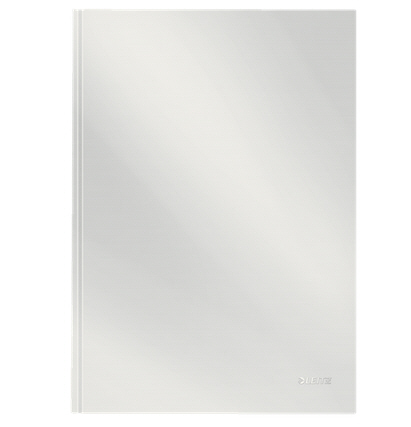 Notesbog Solid A4 Hardcover linjeret 80ark hvid, 46650001, 6stk