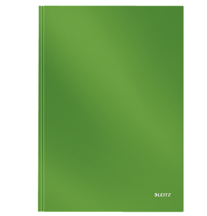 Notesbog Solid A4 Hardcover linjeret 80ark grn, 46650050, 6stk