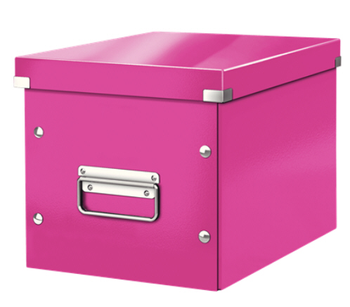 Arkivboks Click & Store Cube Medium pink, 61090023