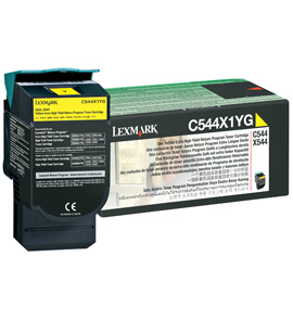 Tonerpatron Lexmark gul C544X1YG, original høj kapacitet 4000s