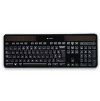 K750 Solar trdls Keyboard, sort (Nordic), Logitech 920-002925