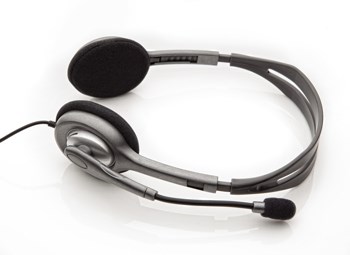 H110 Stereo Headset, gr, Logitech 981-000271
