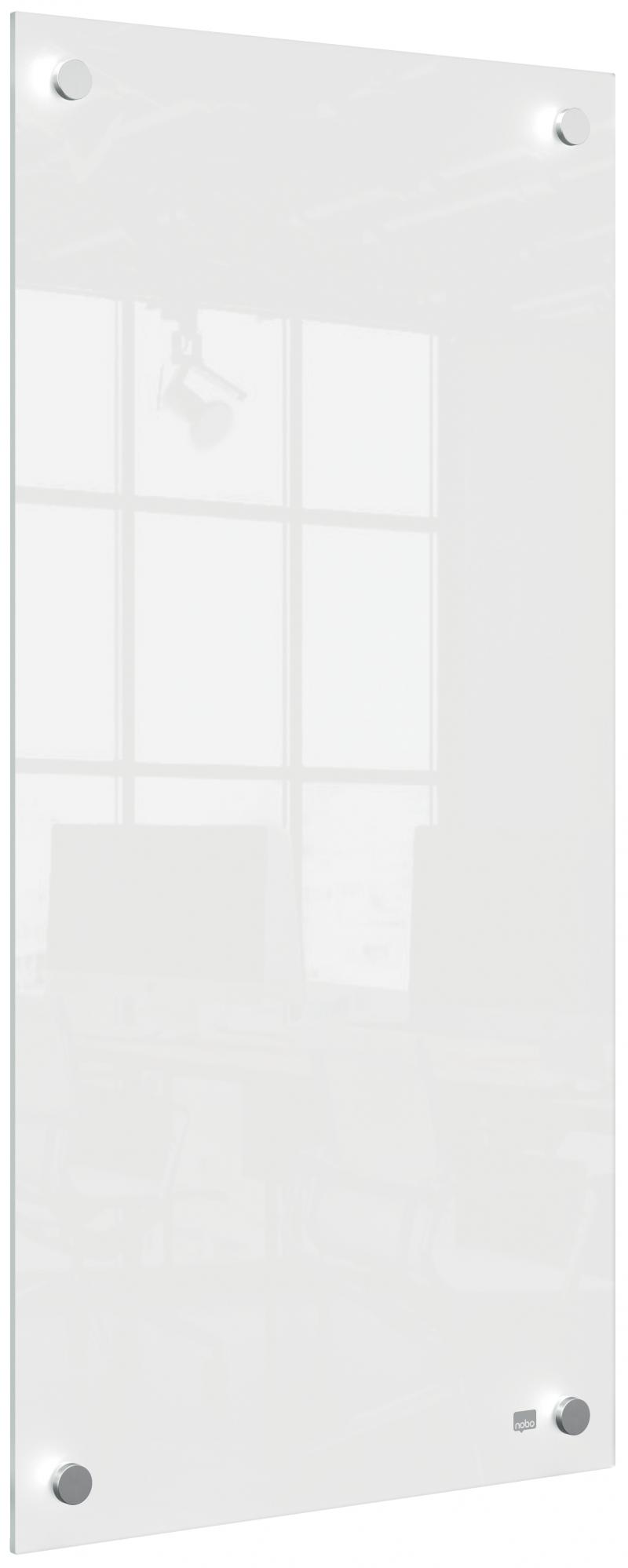 Whiteboard Panel Home glas 30x60cm hvid, Nobo 1915603