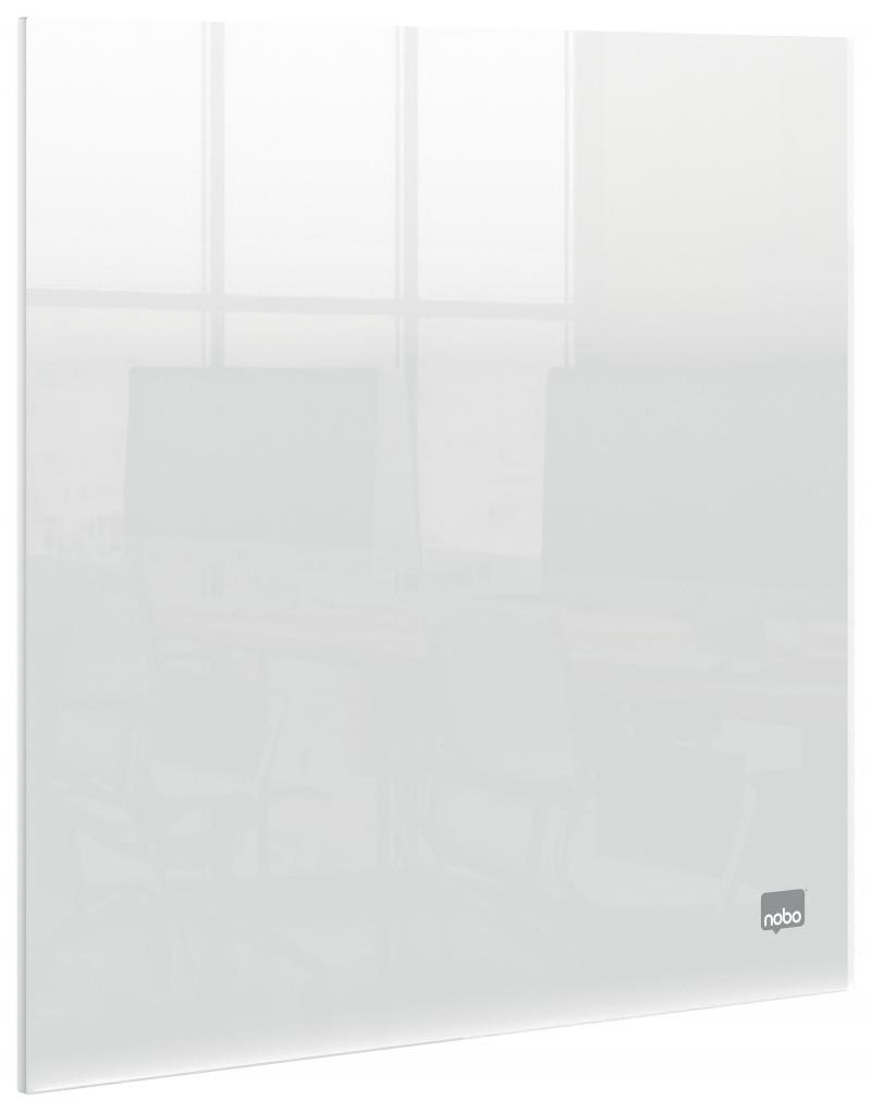 Mini whiteboard skrivebord / vg transp. 300x300mm, Nobo 1915616